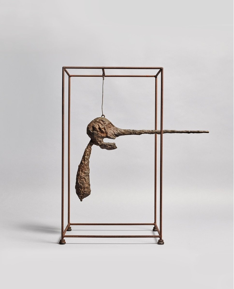 Alberto Giacometti, Le Nez Conceived in 1947; this art work version was conceived in 1949 and cast in 1965.
Art Image courtesy Sotheby's.