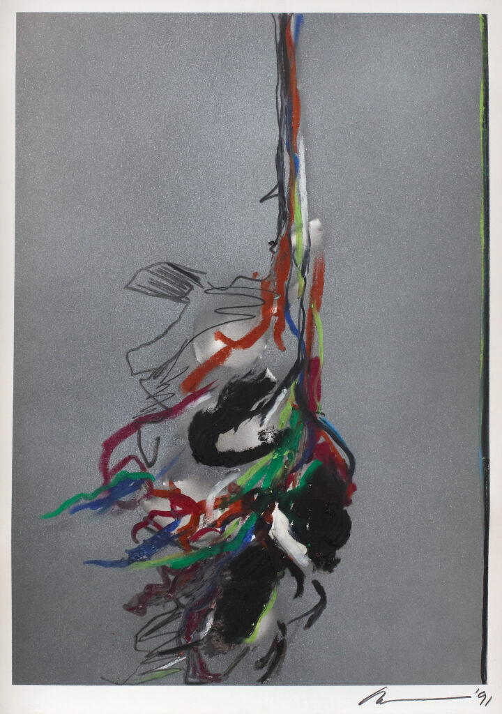 Robert Wilson, Untitled (Flower Drawing), 1991
Paint, oil pastels, colored pencil, graphite on paper, 59,5x42cm
