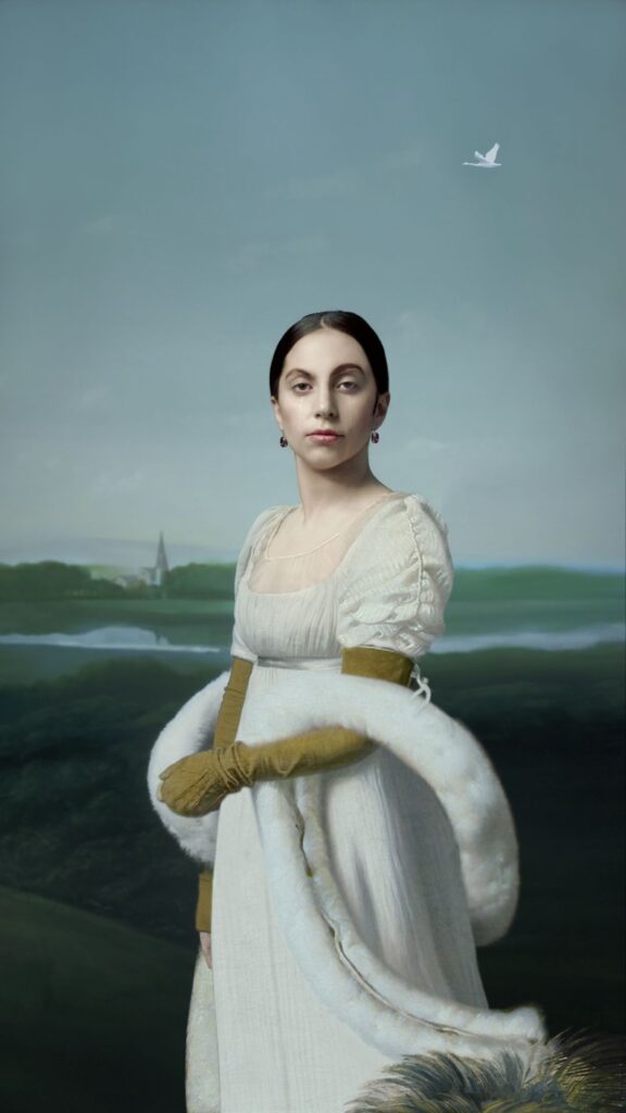 Robert Wilson, LADY GAGA : MADEMOISELLE CAROLINE RIVIERE, High definition video, 2013, Music by Michael Galasso, Inspired by the painting by Jean Auguste-Dominique Ingres - DR