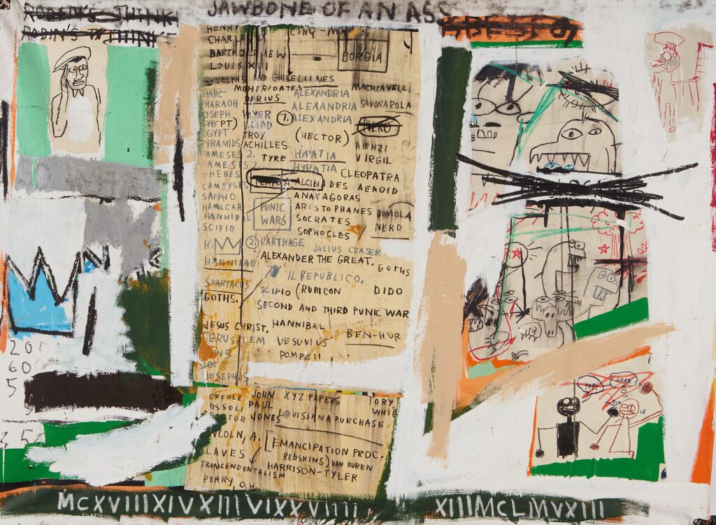 Jawbone of an Ass, 1982,
The Estate of Jean-Michel Basquiat
Licensed by Artestar, New York